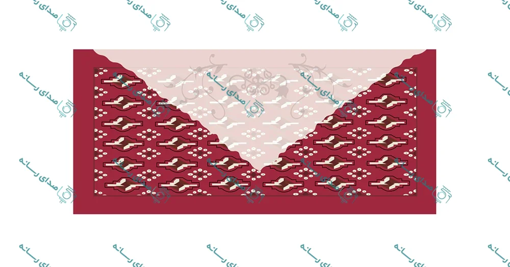 وکتور لایه باز طرح پشتی قدیمی